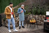 Grill Węglowy Ogrodowy Stabilny Trójnóg Palenisko Ognisko 2w1 160cm