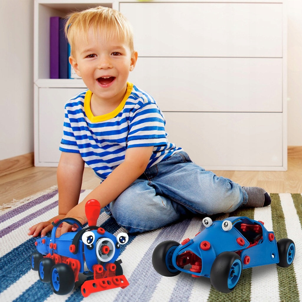 Klocki Konstrukcyjne Mega Konstruktor Pojazdy Robot Samolot 6w1 dla Dzieci