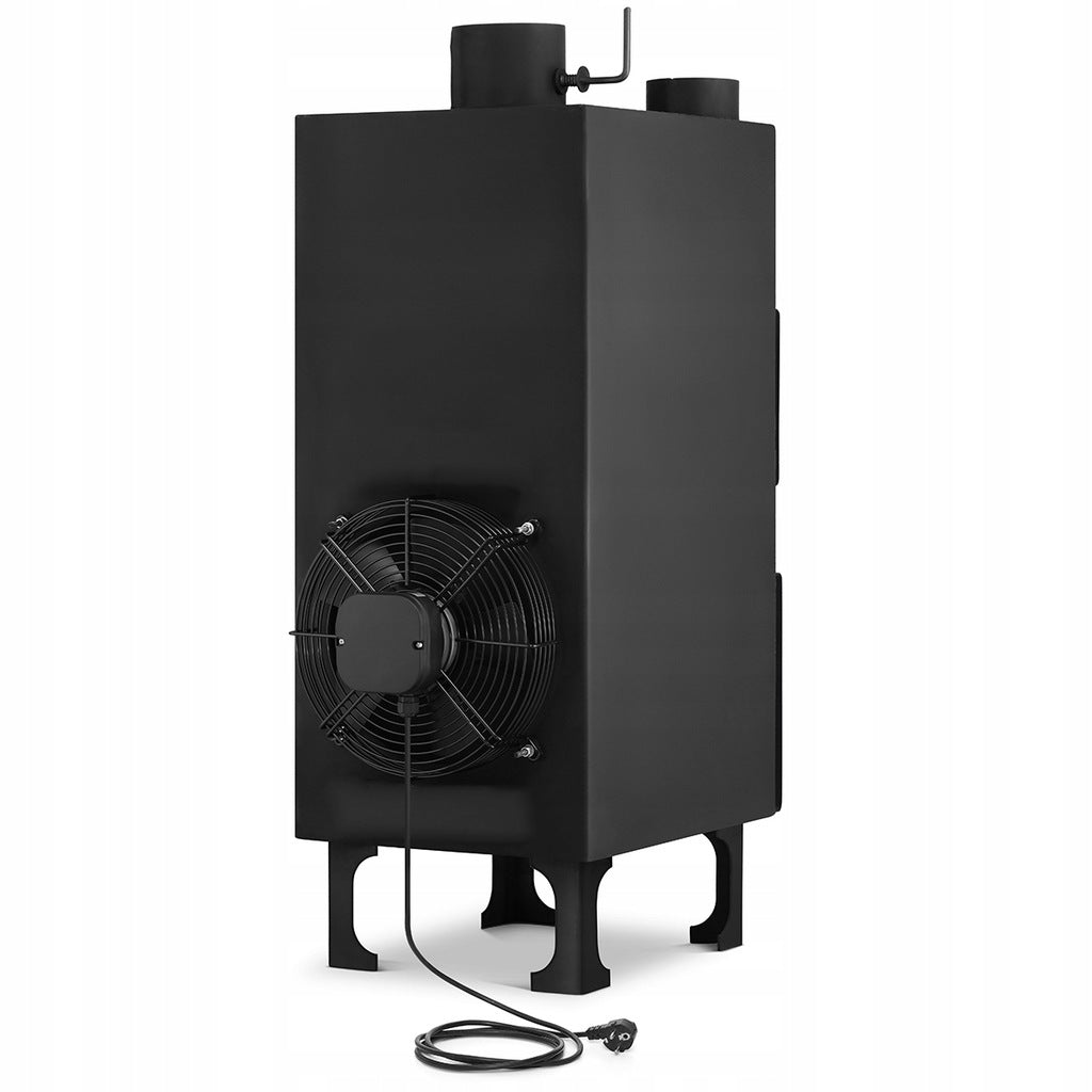 Piecyk Grzewczy z Nadmuchem Nadmuchowy Grzewczy 15kW Stalowy Czarny