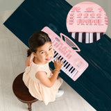 Organy Elektryczne Pianino Keyboard Mikrofon dla Dzieci 37 Klawiszy