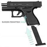 METALOWY PISTOLET GLOCK 43 ASG REPLIKA KULKI 6 MM PREZENT DZIECKA NA ŚWIĘTA