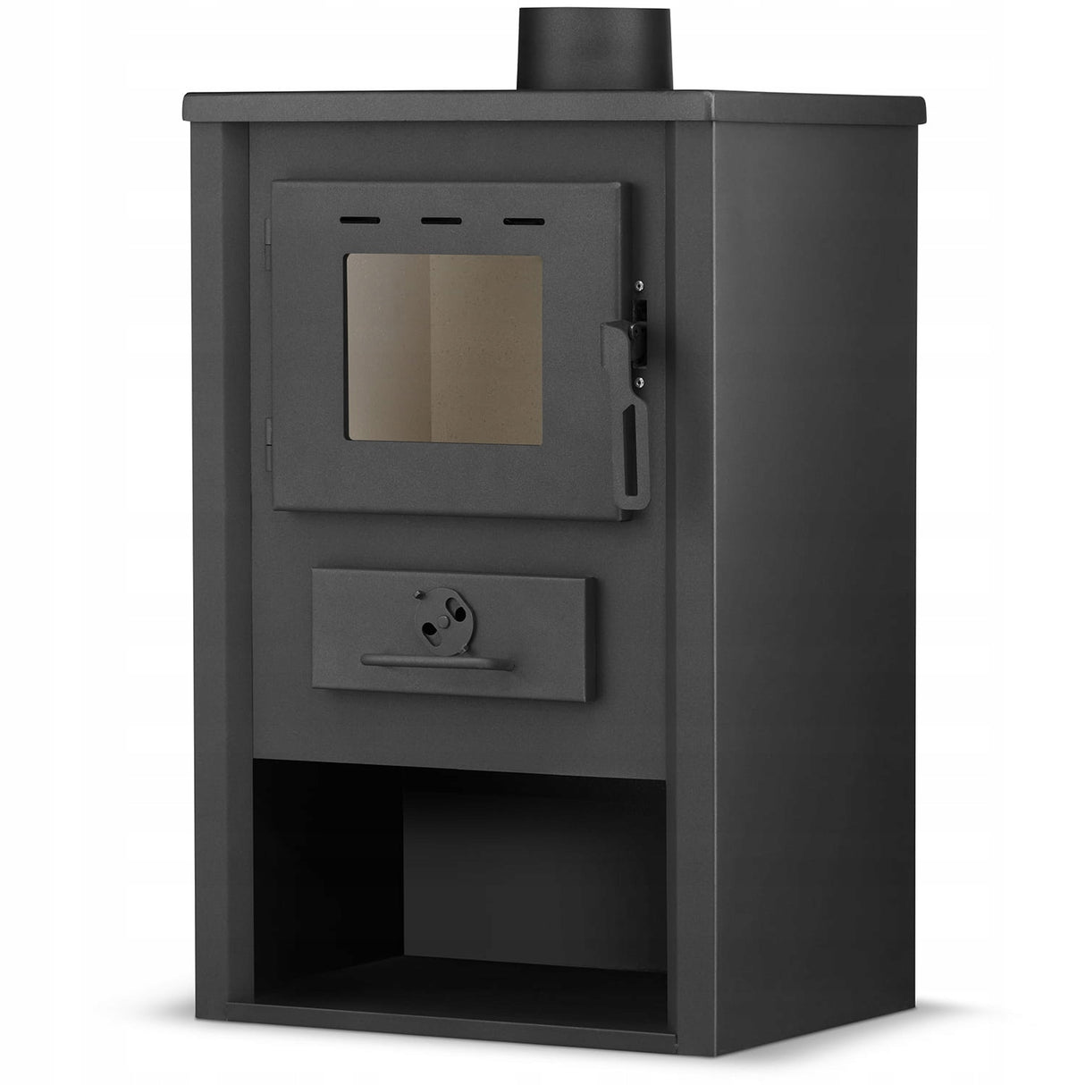 Piec Stalowy Kominek Wolnostojący Koza Moc Maksymalna 12kW Nominalna 9,7kW