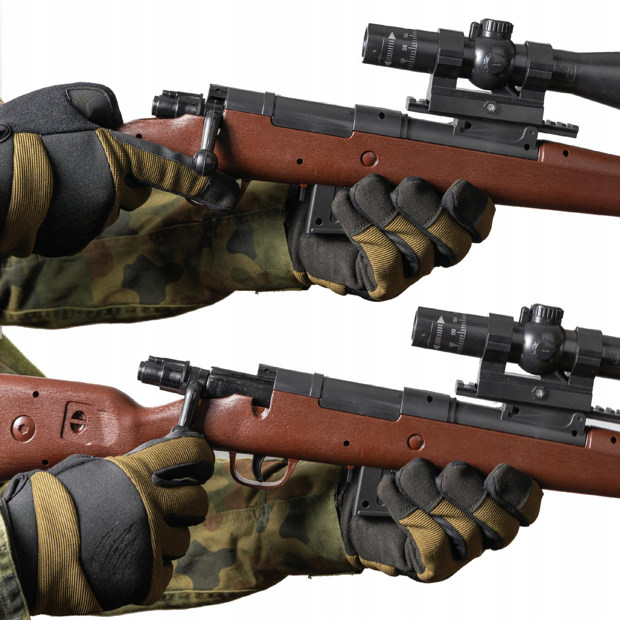 Karabin Snajperski Na Kulki 6mm Luneta Laser 92cm 800 Kulek Tarcze Prezent