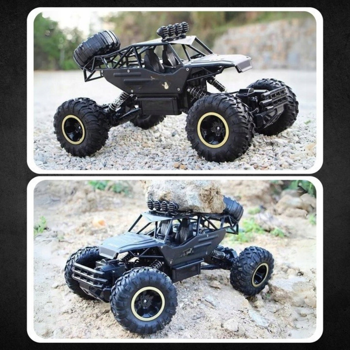 Samochód Terenowy Zdalnie Sterowany Auto RC Metal 1:1 Pilot Duży Napęd 4x4