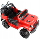 JEEP LT Off Road 4x4, Auto na Akumulator 4 Amortyzatory Czerwony 12V 7Ah