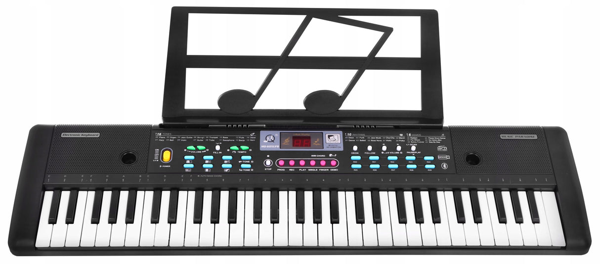 Keyboard Organy dla Dzieci Syntezator Zasilacz na Prezent Mikrofon USB