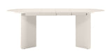 Stół Rozkładany Owalny Dwa Wkłady Powiększające Blat 140-200 x 90cm Kaszmir