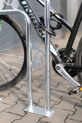 Stojak Rowerowy Parking Na Rower Rowery Ocynkowany Przezroczysty POVES