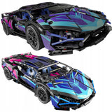 Samochód Sportowy Lamborghini z Klocków Układanka Klocki na Prezent Zabawka