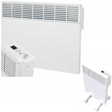 Grzejnik Elektryczny Termostat Programator Ścienny Przenośny 1500 W Biały