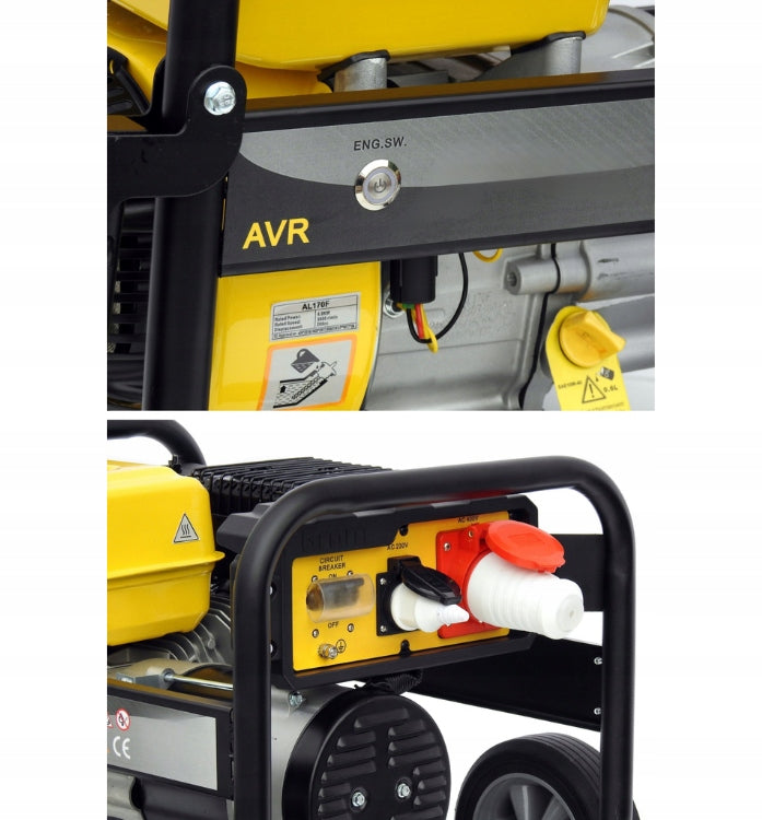 Agregat Generator Prądu Trójfazowy Benzynowy 3600W AVR Dual Power Prezent
