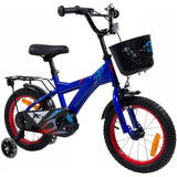 Rower Dziecięcy BMX Rowerek Prowadnik Świecące Boczne Koła WARIANT 14" Cali
