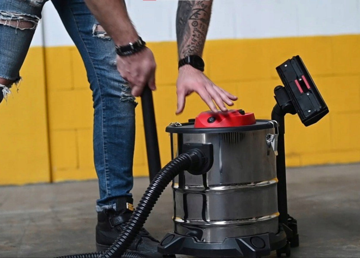 Odkurzacz Przemysłowy Bezworkowy 2000W do Popiołu Kurzu 30L HEPA