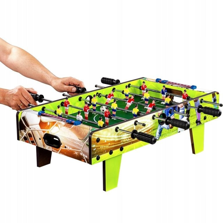 Piłkarzyki Mini Gra Kolorowa Stół Piłkarski 70x37x25 cm Gra Zręcznościowa