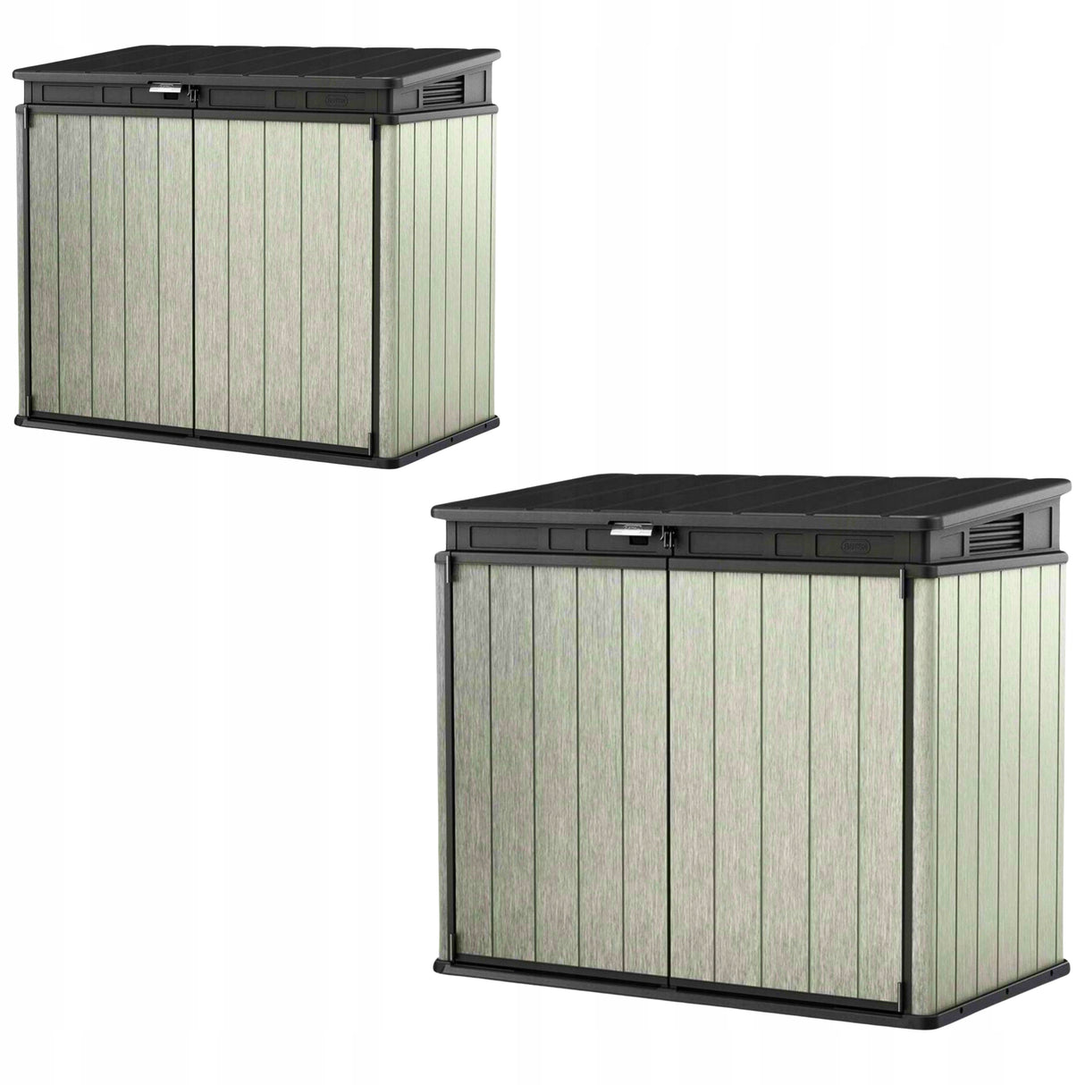 Szafa Ogrodowa Schowek 2x 240L [1150L] 140x82x123,5 cm Pojemnik Na Kosze