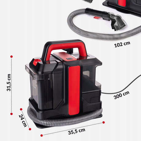 Odkurzacz Piorący Mokro Sucho 12000Pa 450W Zestaw Końcówek