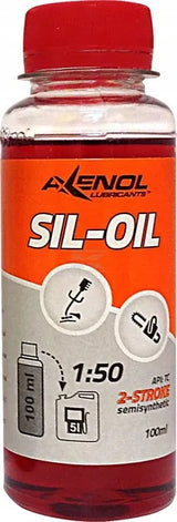 Olej Czerwony do Mieszanki Paliwa Piły Podkaszarki Sil-Oil 2T 100ML