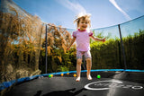 TRAMPOLINA OGRODOWA dla DZIECI SIATKA OSŁONA Mata 10FT 304-312cm + GRATISY