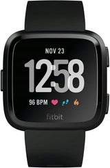 Smartwatch Fitbit Versa Czarny Zegarek Sportowy Czarny Bluetooth Wi-Fi