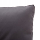 Sofa Ogrodowa Dwuosobowa z Poduszkami Szara Rattan PE 124x74x78 cm
