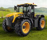 Traktor z Przyczepką Ciągnik Zdalnie Zabawkowy Żółty Sterowany Pilotem RC