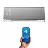 Kurtyna Powietrzna 2000W WiFi Smart LED Pilot Grzejnik IP23 3 tryby Pracy