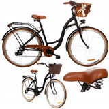 Rower Miejski Damski Lekki Damka SHIMANO 7 WARIANTY Koło 28" Cali