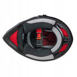 Kask Motocyklowy Cross Kask na Crossa System Pinlock Czarny XXL