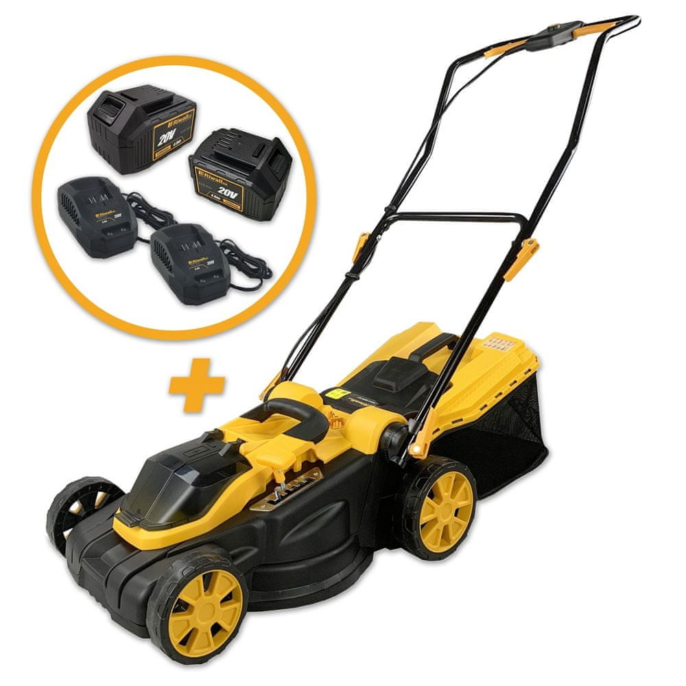 Kosiarka Akumulatorowa + 2 Akumulatory + ładowarka mocna 3820 40V 8Ah 38cm