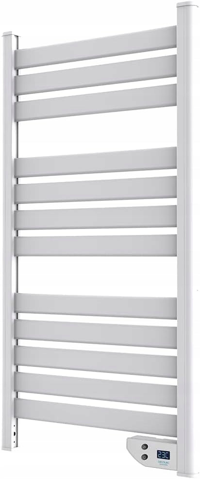 Grzejnik Łazienkowy Poves 9000 Twin Towel White Wieszak LED IP24 500W