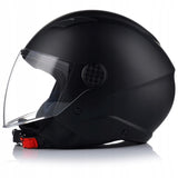 Kask Motocyklowy Otwarty CHOPPER Otwierany VITO UNO Czarny Mat XL