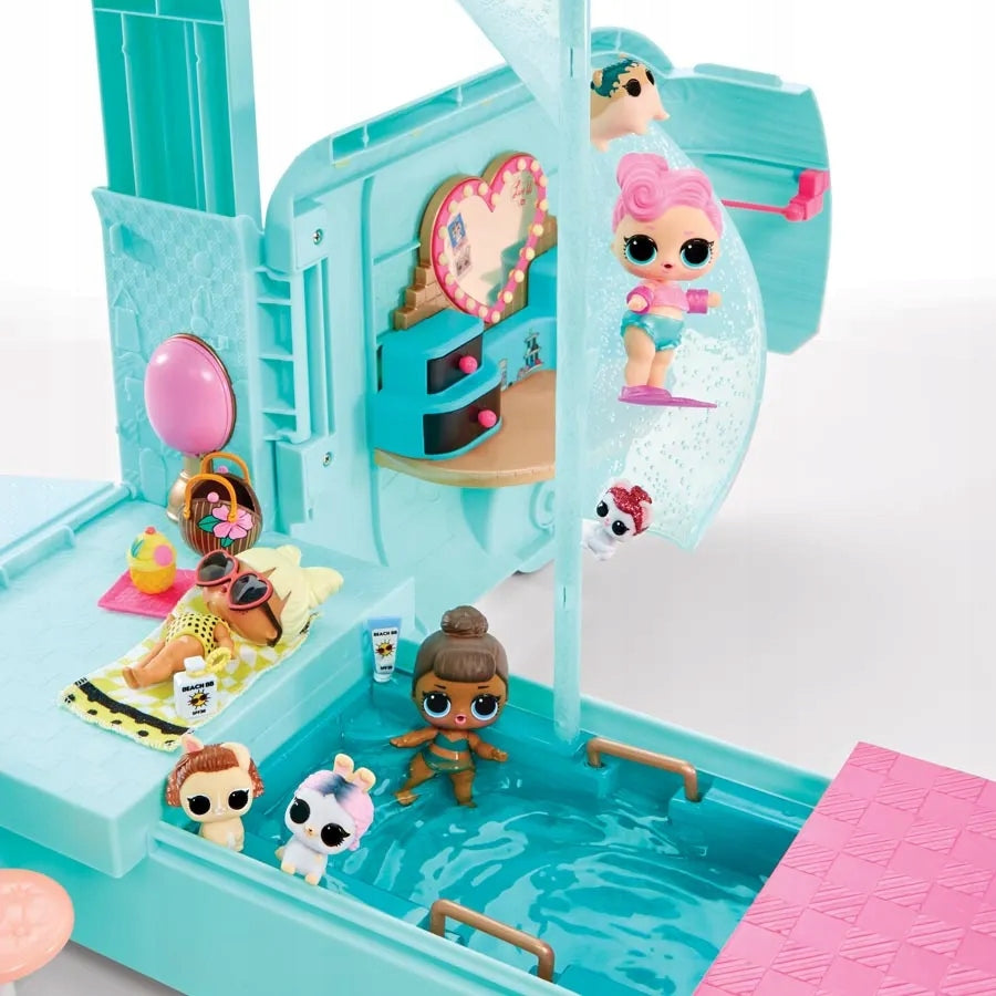 Kamper Zabawkowy Duży Camper Surprise Glam' Go dla Dziewczynek Zabawka