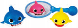 BABY SHARK ZESTAW 3 FIGURKI + SIATKA DO KĄPIELI