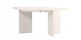 Stół Rozkładany Owalny Dwa Wkłady Powiększające Blat 140-200 x 90cm Kaszmir