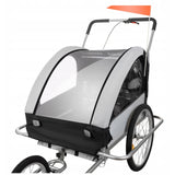 Przyczepka Rowerowa dla Dzieci Jogger do Roweru 2 Osobowa Transportowa 3w1