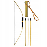 ŁUK DREWNIANY DLA RYCERZA 60CM + KOŁCZAN + 3 STRZAŁY Prezent Święta Dziecko