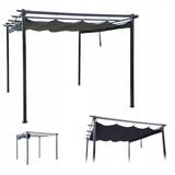 Altana Jumi metal Pergola Ogrodowa Tarasowa Dach 400 x 300 x 240cm