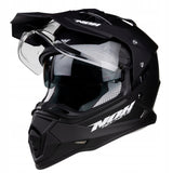 Kask Motocyklowy Cross Kask na Crossa System Pinlock Czarny XXL