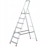 Drabina aluminiowa domowa 7 stopni hak GRATIS produkt POLSKI 3,4 m POVES