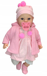 Lalka Bobas Jak Żywa Baby Born Mówi Śpiewa Butelka + Smoczek 45 cm Zabawka