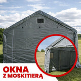 Namiot Garażowy na Motor Szary Polietylen PE Kompaktowy Wodoodporny 1,8x2,4