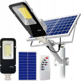 MOCNA LAMPA SOLARNA DIOD LED ŚCIENNA ULICZNA PILOT IP65 7000K COB OGRÓD1szt