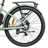 Rower Elektryczny Trekkingowy Zielony 250W 36V 15.6Ah 25km/h Koło 26" Cali