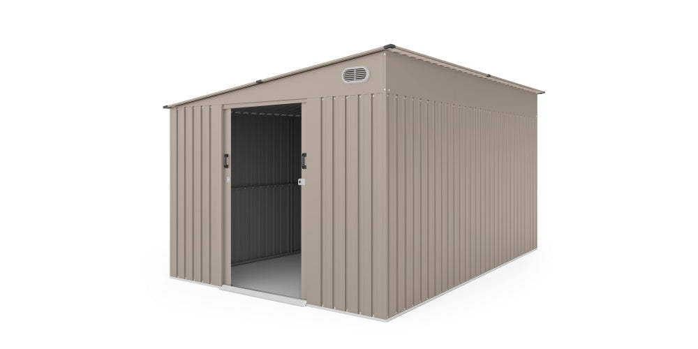 Domek Ogrodowy UNIWERSALNYM Jednospadowym Dachem Antracyt 240x360cm 8,60m²