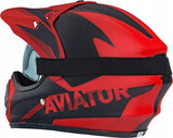 Kask Motocyklowy Crossowy Enduro na Quad Skuter Motor Czerwony L