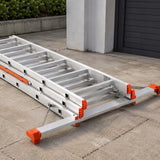 Drabina Wielofunkcyjna Profesjonalna Aluminiowa 3x7 Udźwig 150 KG 4,89 m