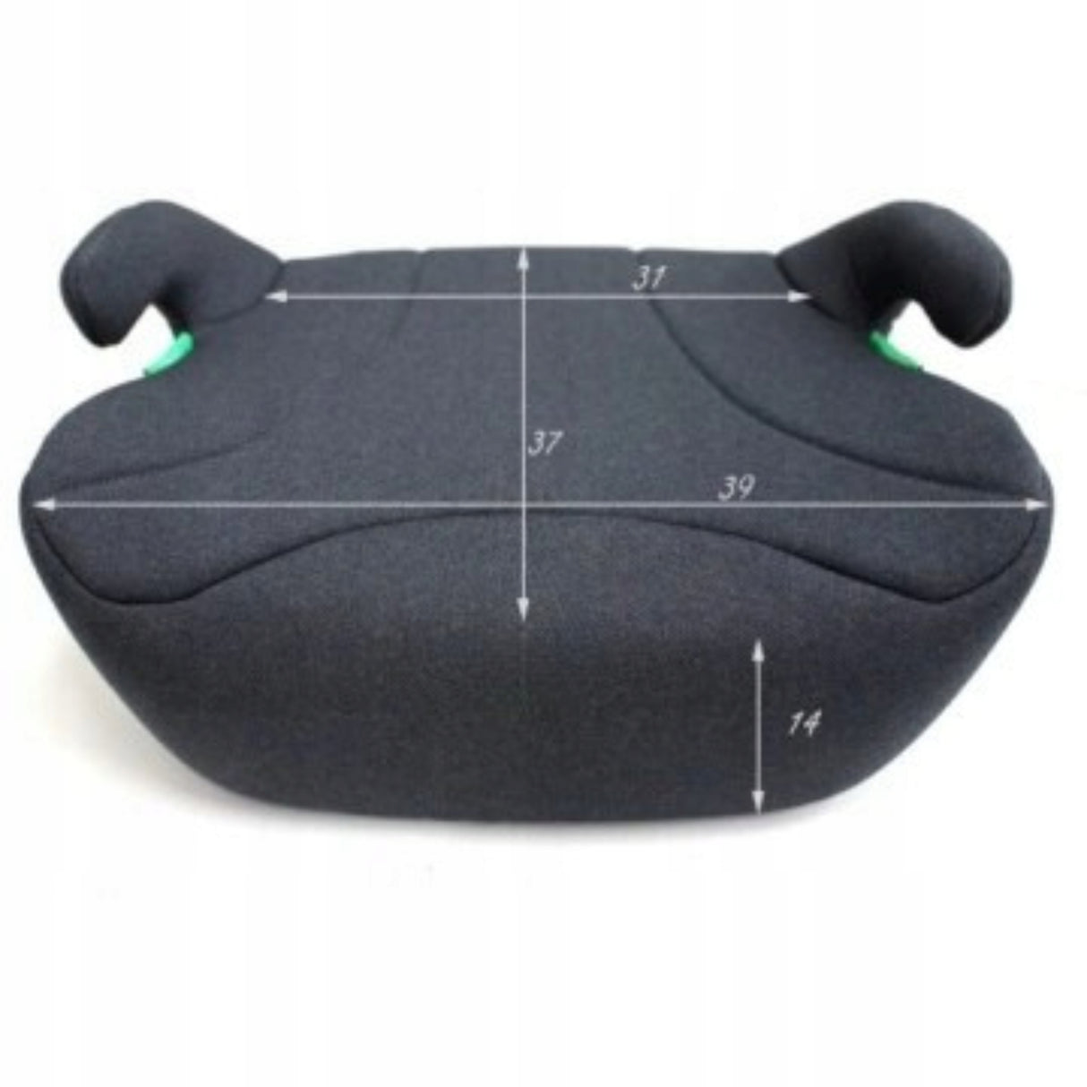 Fotelik Samochodowy Podstawka ISOFIX i-Size 125-150 cm Grafit Dla Dziecka