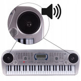 Keyboard Pianinko z Mikrofonem Organy 54 Klawisze do Grania Wyświetlacz Led