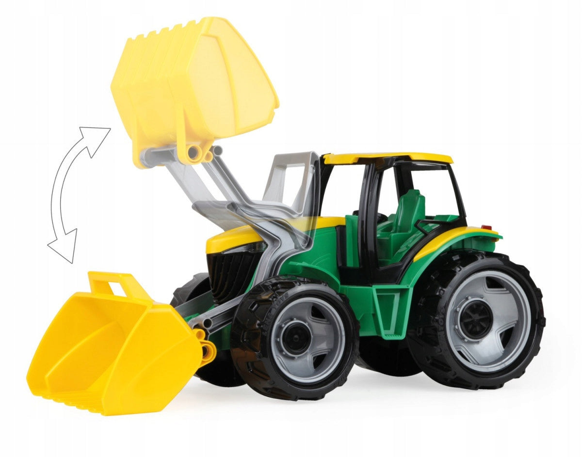 Traktor z Przyczepką i Ruchomą Łyżką Ruchome Elementy Gigant Spychacz