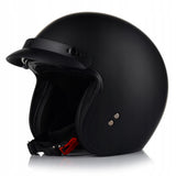Kask Motocyklowy Otwarty VITO SPECJAL Chopper Cruiser + Daszek Blenda M MAT